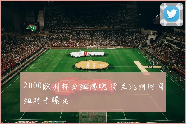 2000欧洲杯分组揭晓 荷兰比利时同组对手曝光
