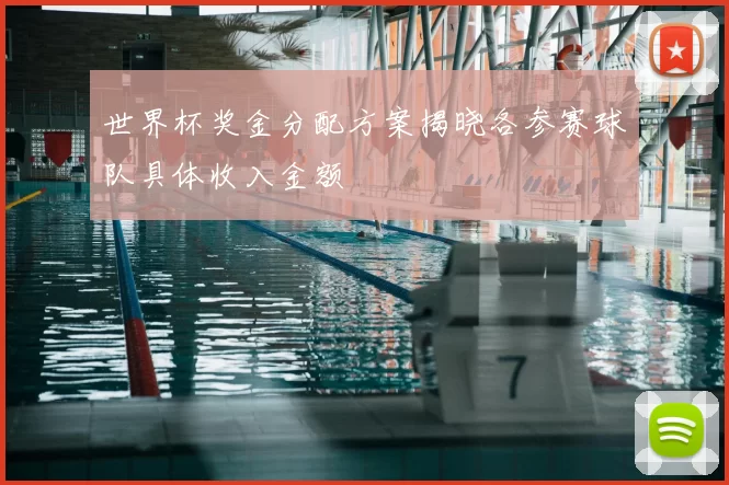 世界杯奖金分配方案揭晓各参赛球队具体收入金额
